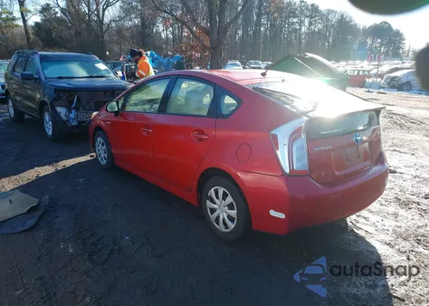 2013 Toyota Prius Two from USA, damaged, VIN JTDKN3DUXD5571884